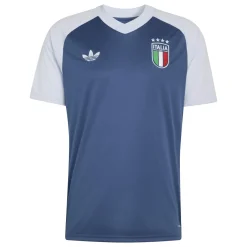 adidas Italië Pre-Match Trainingsshirt 2026-2028 Blauw Wit