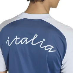 adidas Italië Pre-Match Trainingsshirt 2026-2028 Blauw Wit