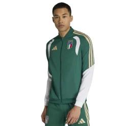adidas Italië Presentatie Trainingsjack 2026-2028 Groen Wit Goud