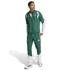 adidas Italië Presentatie Trainingsjack 2026-2028 Groen Wit Goud