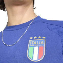 adidas Italië Tiro Travel Crew Sweater 2026-2028 Blauw Goud