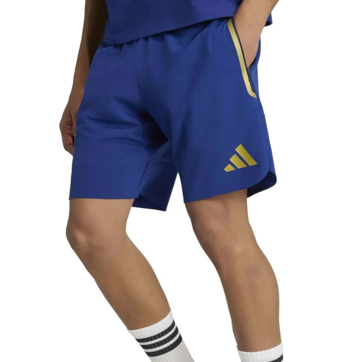adidas Italië Tiro Travel Set 2026-2028 Blauw Goud