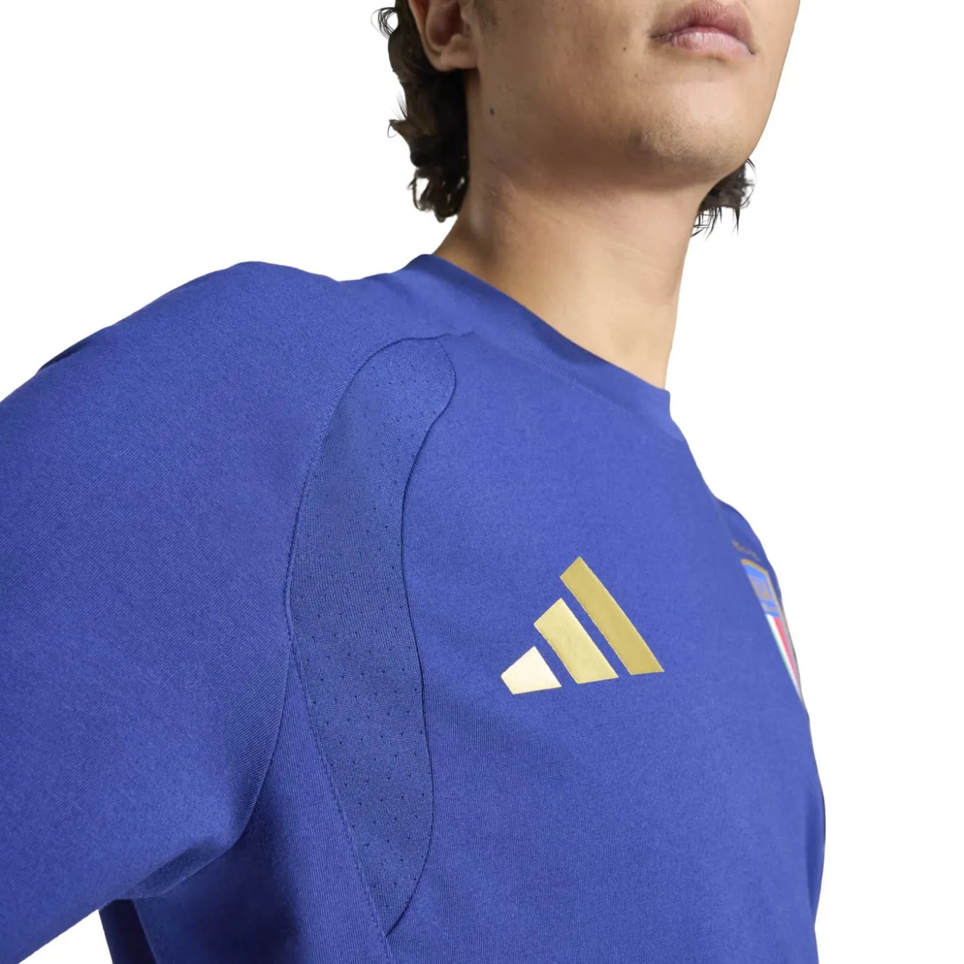 adidas Italië Tiro Travel Set 2026-2028 Blauw Goud