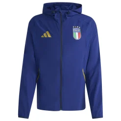 adidas Italië Tiro Travel Trainingsjack 2026-2028 Blauw Goud