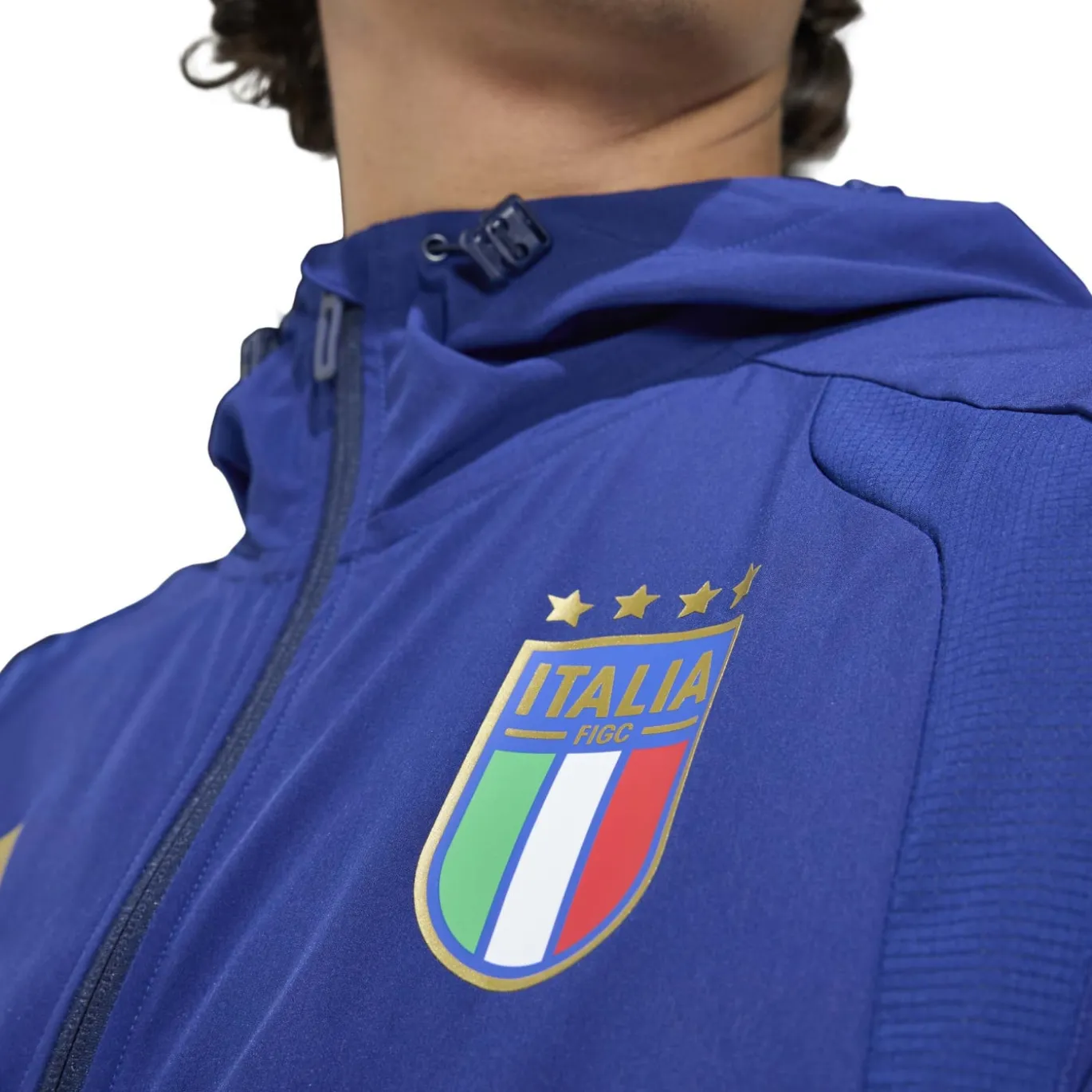 adidas Italië Tiro Travel Trainingsjack 2026-2028 Blauw Goud