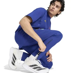 adidas Italië Tiro Travel Trainingsbroek 2026-2028 Blauw Goud