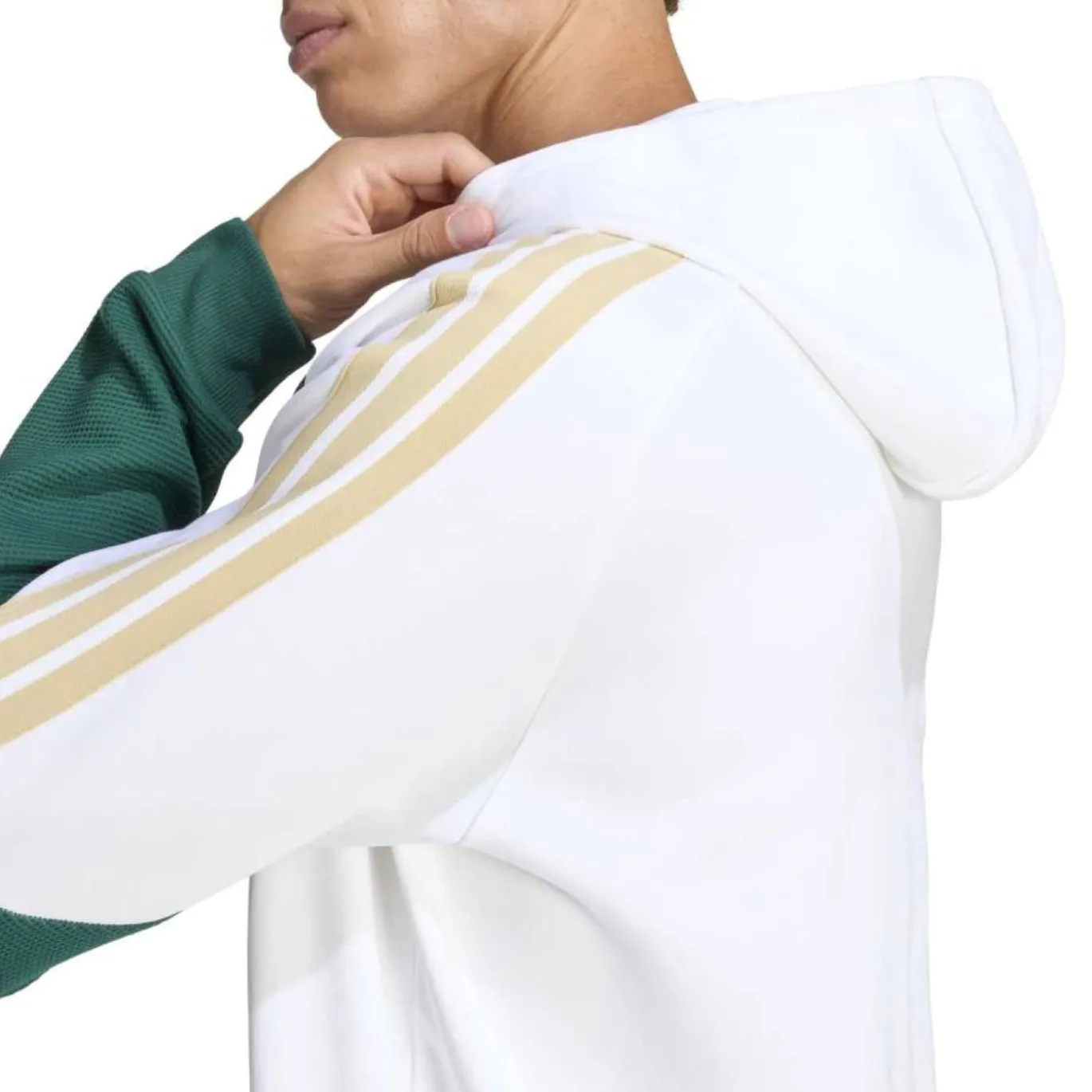 adidas Italië Trainingspak Hooded 2026-2028 Wit Groen Goud
