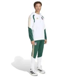 adidas Italië Trainingspak Hooded 2026-2028 Wit Groen Goud