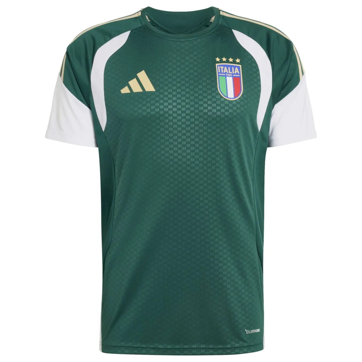 adidas Italië Trainingsset 2026-2028 Groen Wit Goud