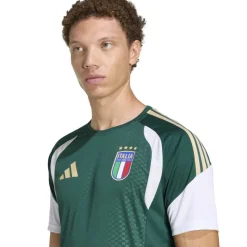 adidas Italië Trainingsshirt 2026-2028 Groen Wit Goud