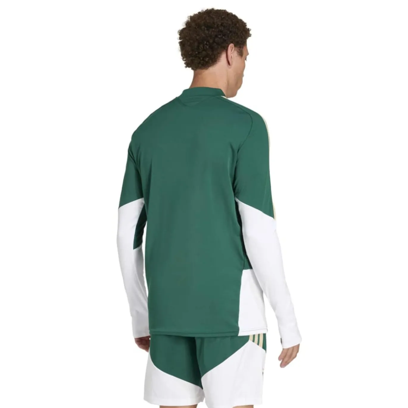 adidas Italië Trainingstrui 1/4-Zip 2026-2028 Groen Wit Goud