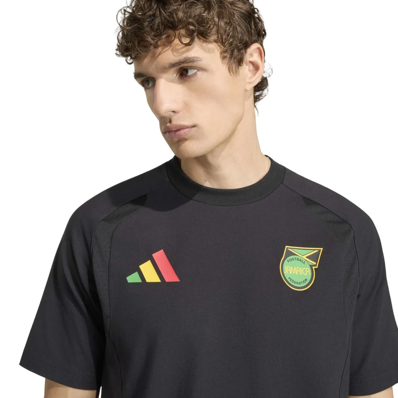 adidas Jamaica x Bob Marley Tiro Travel T-Shirt 2026-2028 Zwart Groen Geel Rood