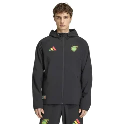 adidas Jamaica x Bob Marley Tiro Travel Trainingsjack 2026-2028 Zwart Groen Geel Rood