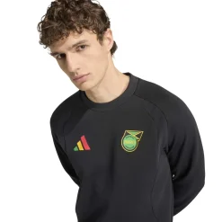 adidas Jamaica x Bob Marley Tiro Travel Crew Trainingspak 2026-2028 Zwart Groen Geel Rood