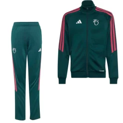 adidas Jude Bellingham Trainingspak Kids Donkergroen Roze Wit