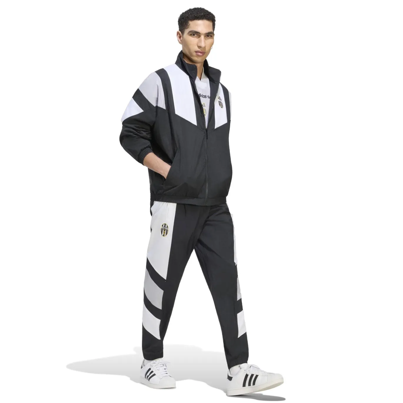 adidas Juventus EQT Trainingsjack Zwart Wit Grijs