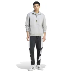 adidas Juventus EQT Trainingstrui 1/4-Zip Grijs Zwart