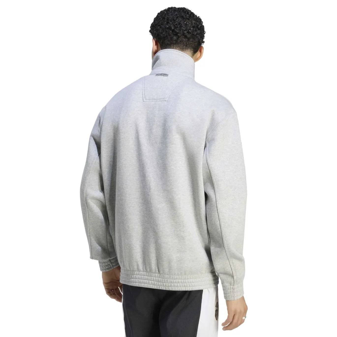adidas Juventus EQT Trainingstrui 1/4-Zip Grijs Zwart