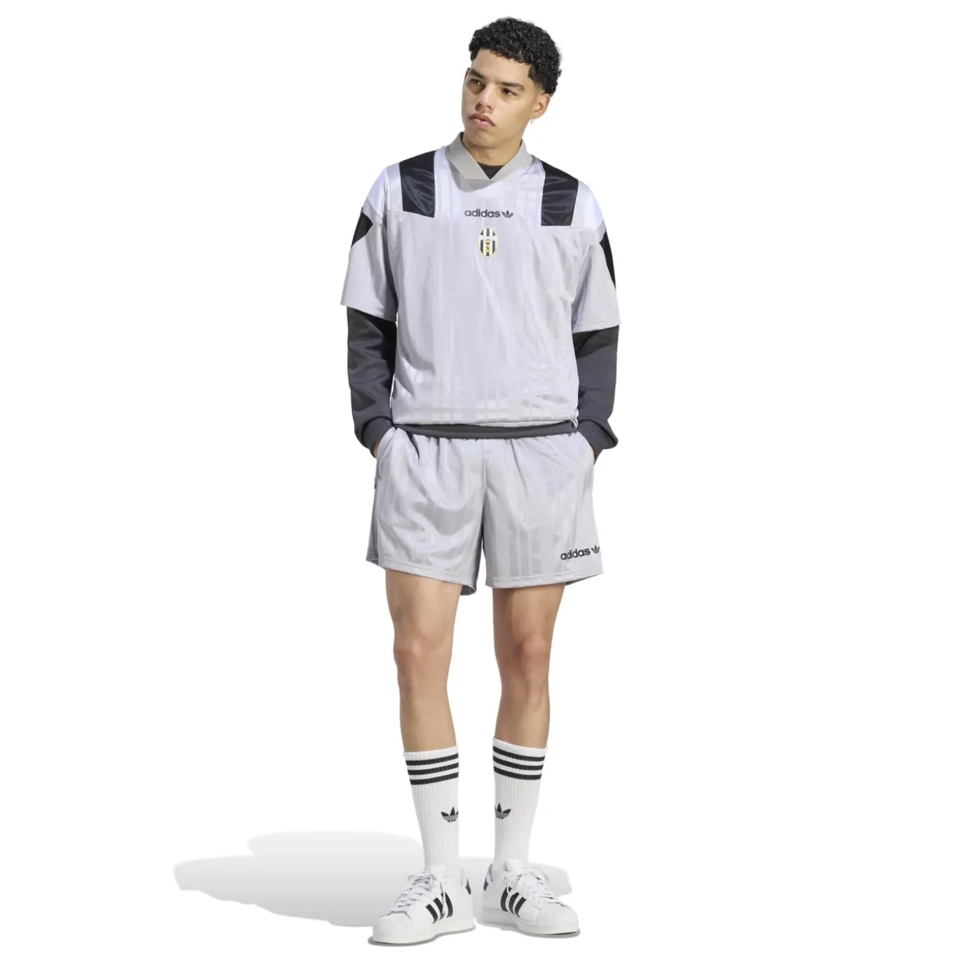 adidas Juventus EQT Trainingsbroekje Grijs Zwart