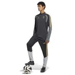 adidas Juventus Europees Trainingstrui 1/4-Zip 2026-2027 Zwart Grijs Goud