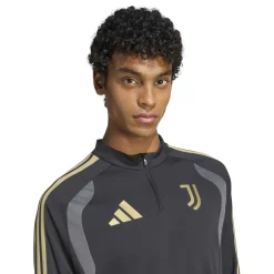 adidas Juventus Europees Trainingstrui 1/4-Zip 2026-2027 Zwart Grijs Goud