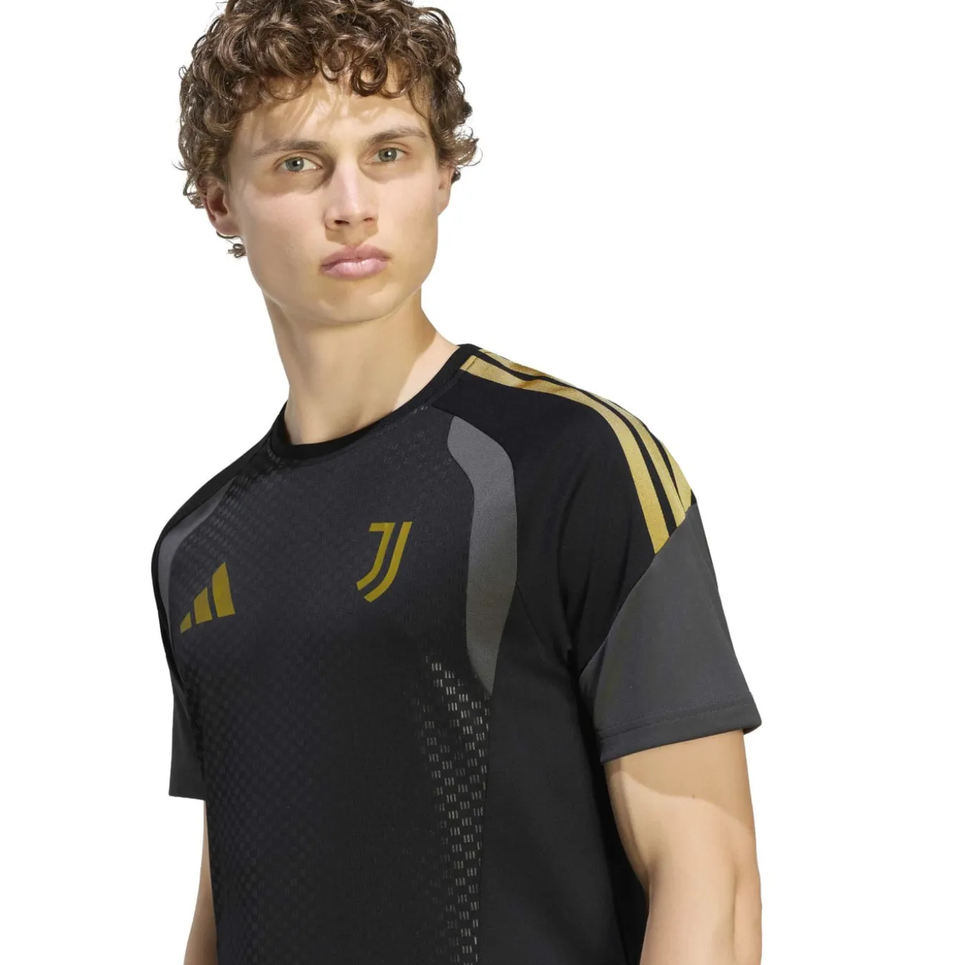 adidas Juventus Europees Trainingsshirt 2026-2027 Zwart Grijs Goud