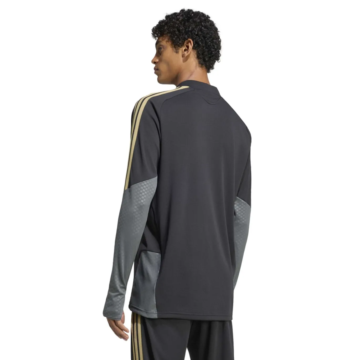 adidas Juventus Europees Trainingspak 1/4-Zip 2026-2027 Zwart Grijs Goud