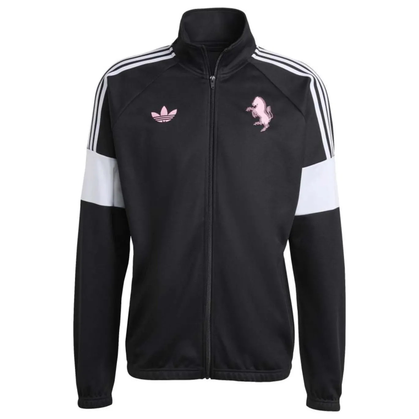 adidas Juventus Lifestyler Trainingspak Full-Zip Zwart Wit Roze