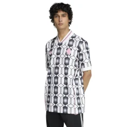adidas Juventus Lifestyler T-Shirt Wit Zwart Roze