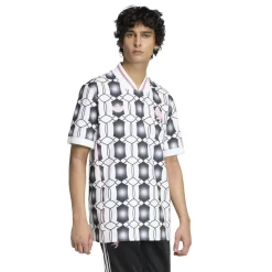 adidas Juventus Lifestyler T-Shirt Wit Zwart Roze