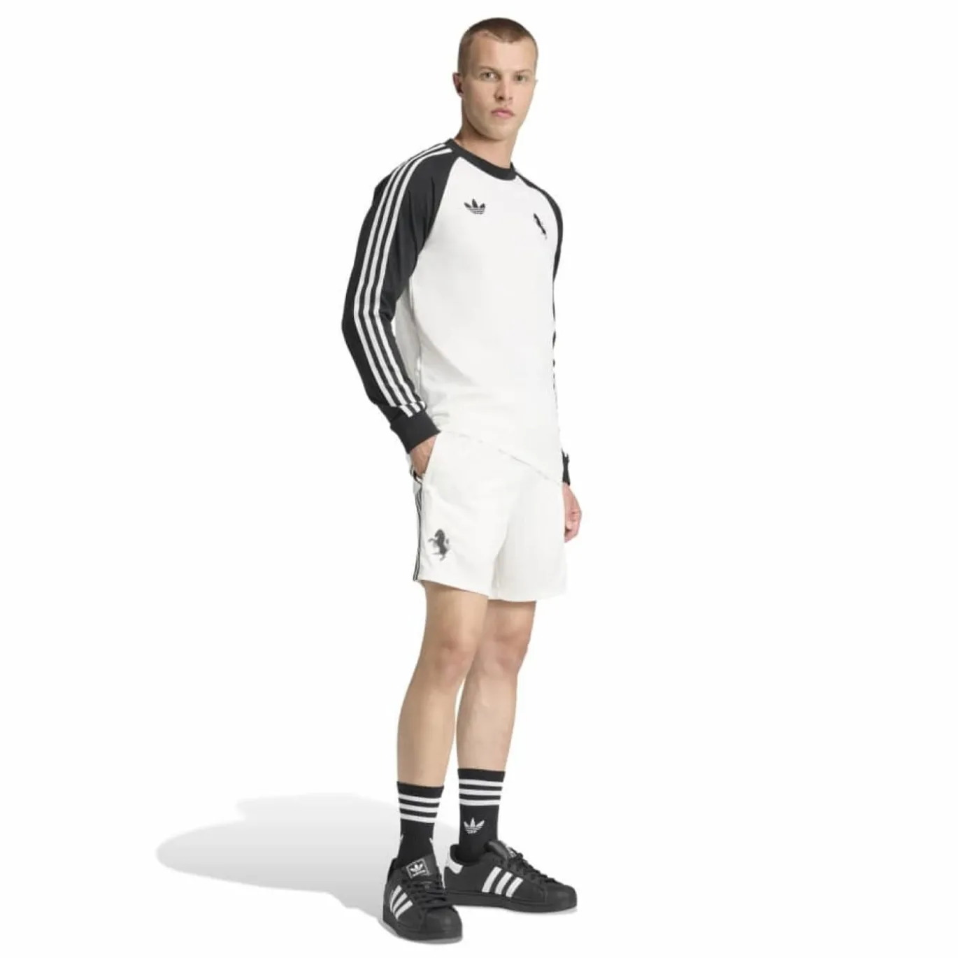 adidas Juventus Originals ADP Broekje Wit Zwart