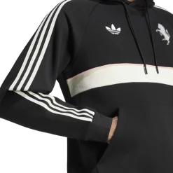 adidas Juventus Originals Hoodie Zwart Wit