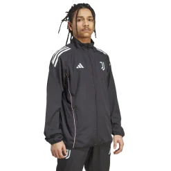 adidas Juventus Presentatie Trainingspak Full-Zip 2025-2026 Zwart
