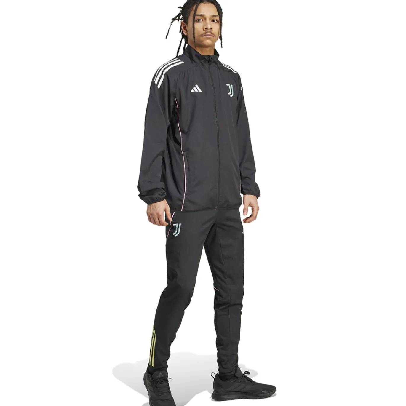 adidas Juventus Presentatie Trainingspak Full-Zip 2025-2026 Zwart