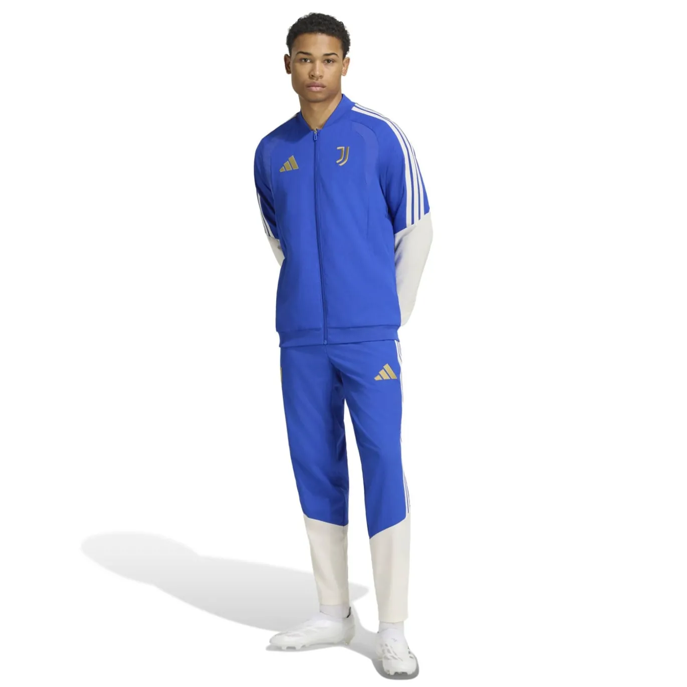 adidas Juventus Presentatie Trainingspak 2026-2027 Blauw Wit Goud