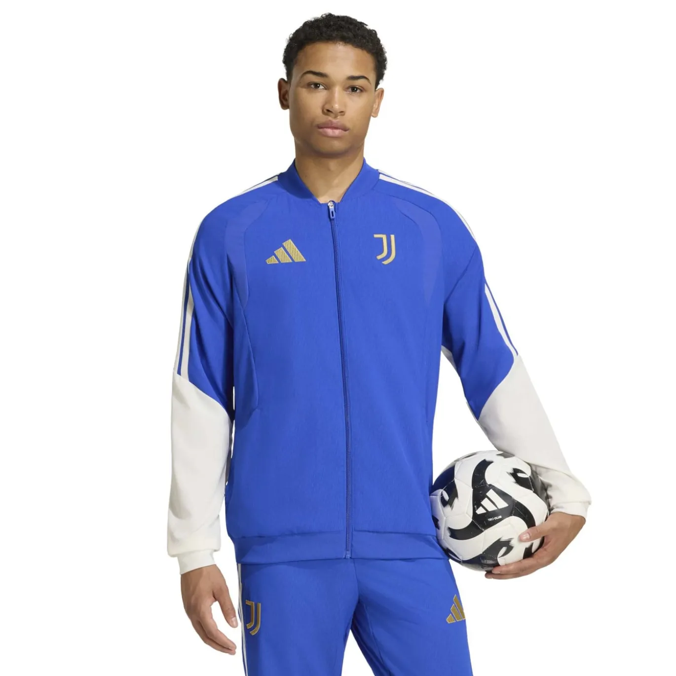 adidas Juventus Presentatie Trainingspak 2026-2027 Blauw Wit Goud