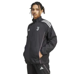 adidas Juventus Presentatie Trainingsjack 2025-2026 Zwart