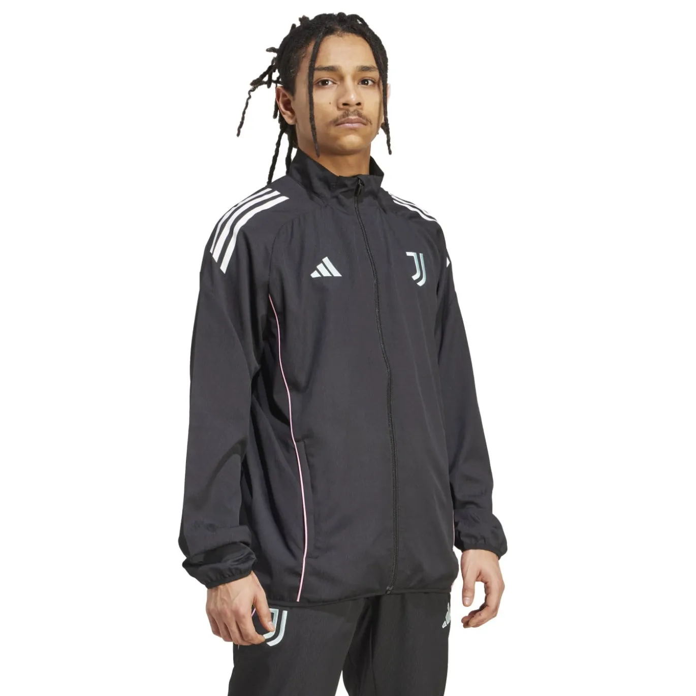adidas Juventus Presentatie Trainingsjack 2025-2026 Zwart