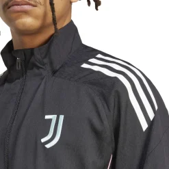 adidas Juventus Presentatie Trainingsjack 2025-2026 Zwart