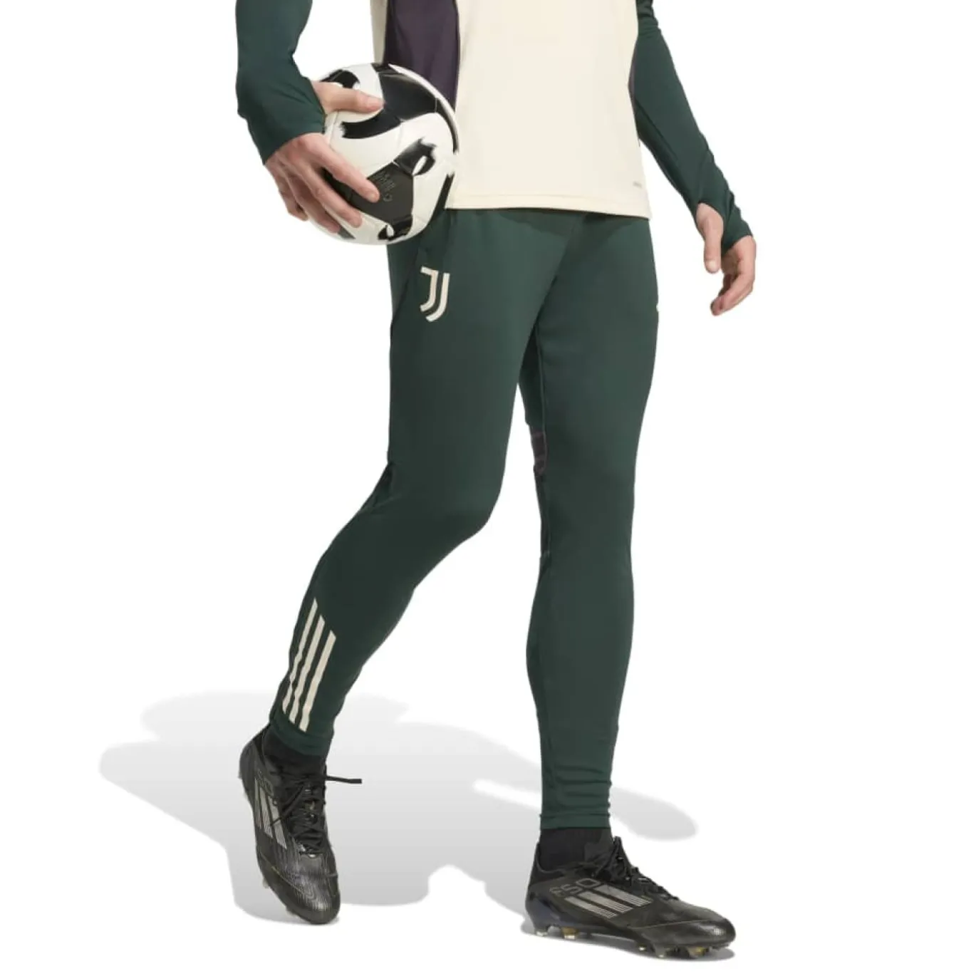 adidas Juventus Trainingsbroek Europees 2025-2026 Groen Beige Zwart