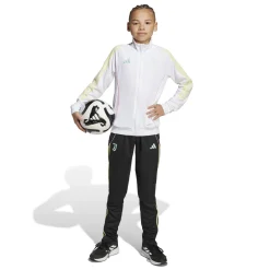 adidas Juventus Trainingspak Full-Zip 2025-2026 Kids Wit Zwart