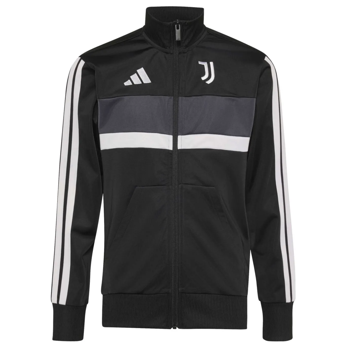 adidas Juventus Trainingspak 2026-2027 Kids Zwart Wit Grijs