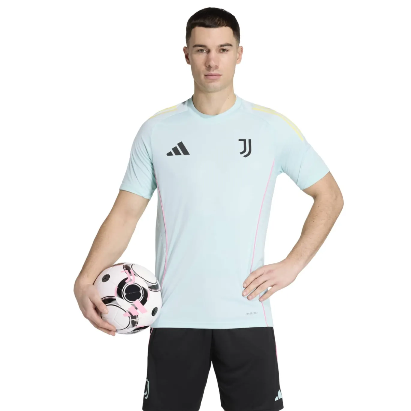 adidas Juventus Trainingsset 2025-2026 Lichtblauw Zwart