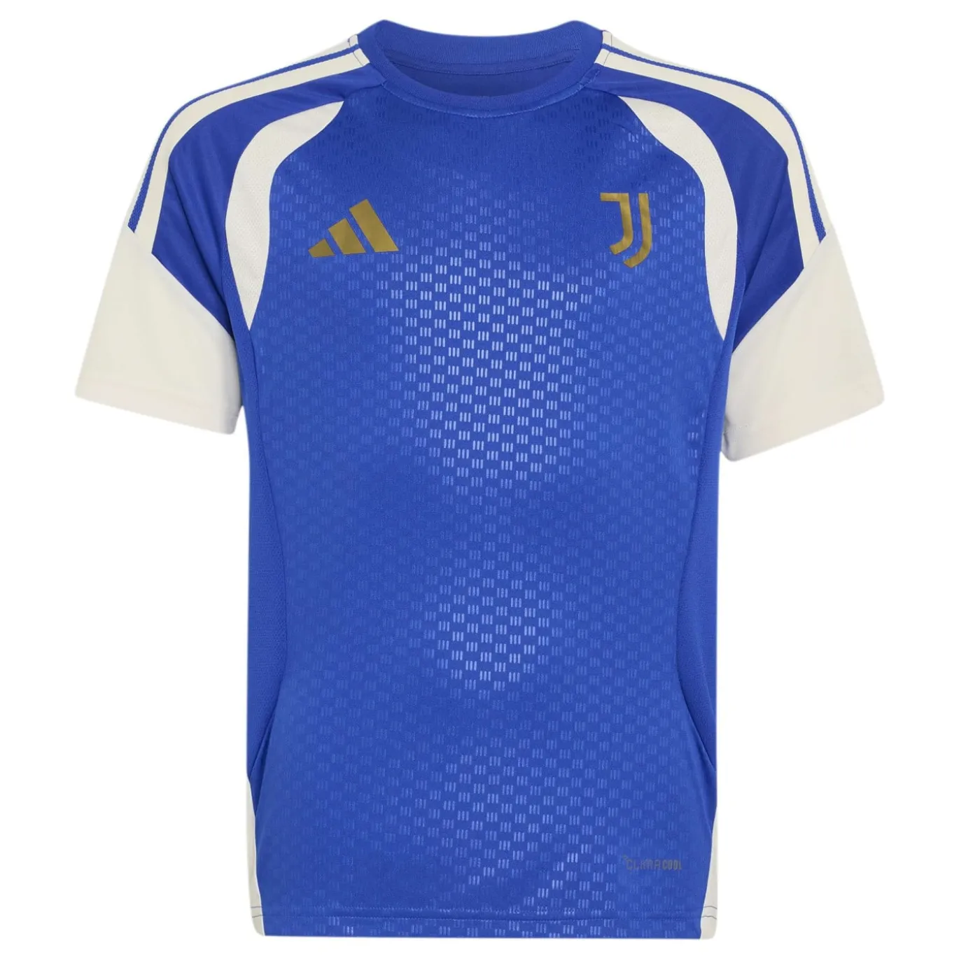 adidas Juventus Trainingsshirt 2026-2027 Kids Blauw Wit Goud
