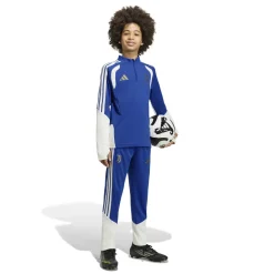 adidas Juventus Trainingstrui 1/4-Zip 2026-2027 Kids Blauw Wit Goud