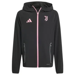 adidas Juventus Vis Tech Trainingspak Full-Zip Kids Zwart Roze
