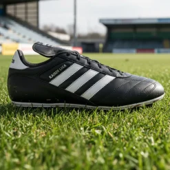 adidas Kaiser Liga 2 Gras Voetbalschoenen (FG) Zwart Wit