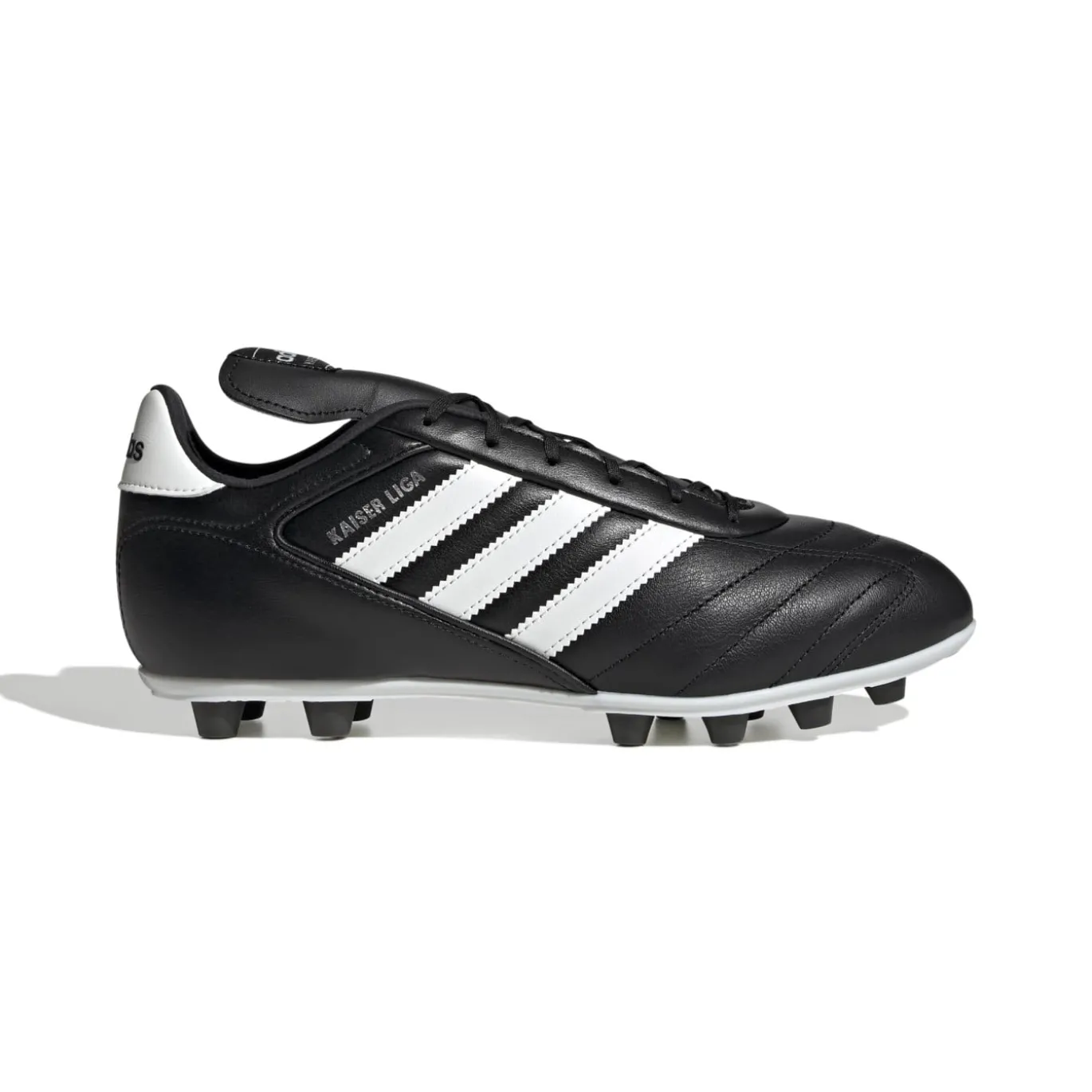 adidas Kaiser Liga 2 Gras Voetbalschoenen (FG) Zwart Wit