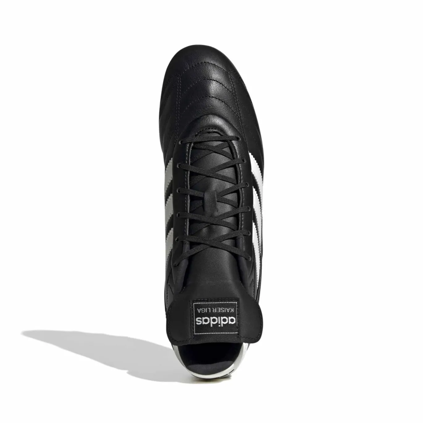 adidas Kaiser Liga 2 Gras Voetbalschoenen (FG) Zwart Wit