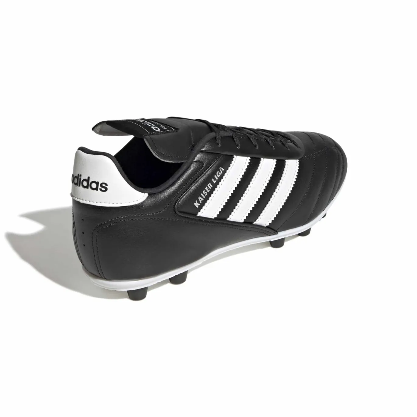 adidas Kaiser Liga 2 Gras Voetbalschoenen (FG) Zwart Wit